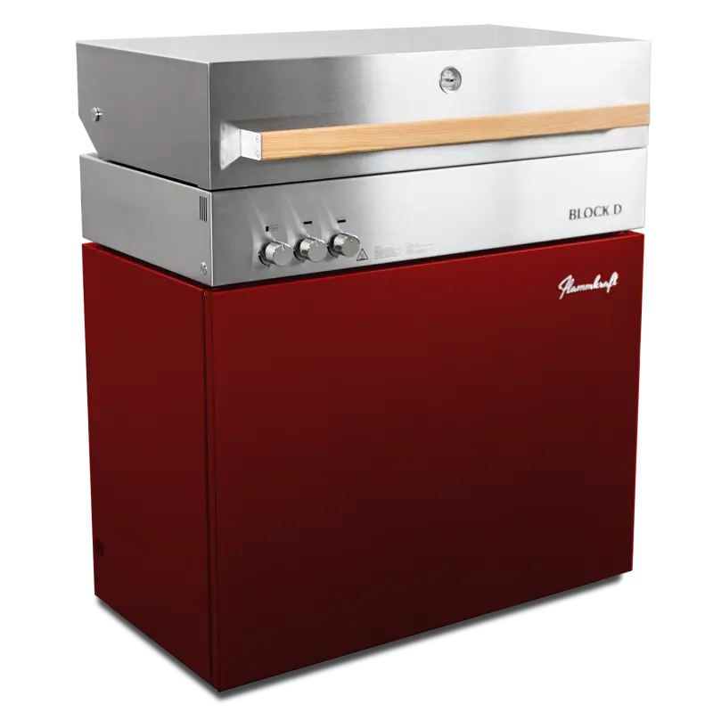 גריל גז יוקרתי אדום