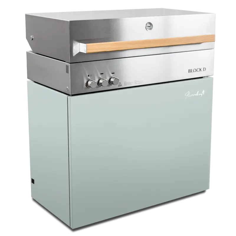 גריל גז יוקרתי 100 ס"מ, בלוק טורקיז