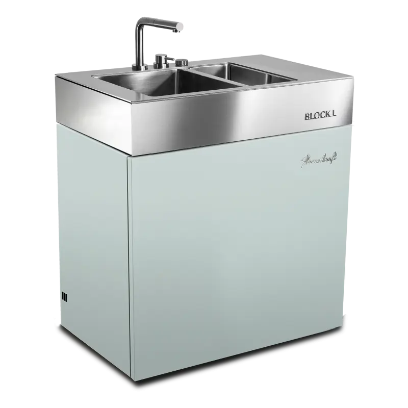 כיור נירוסטה יוקרתי טורקיז