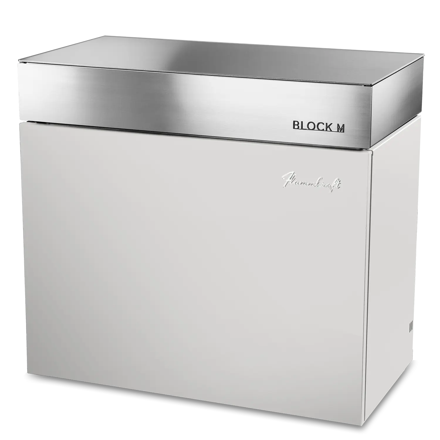 משטח נירוסטה לבן שנהב